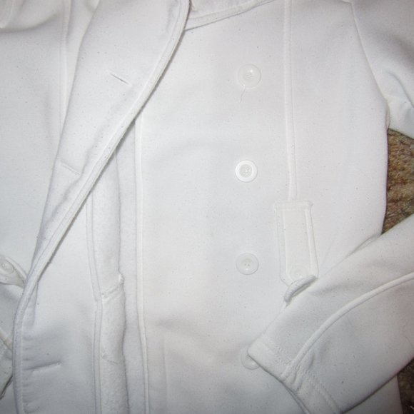 Ci Sono By Cavalini Double Breasted Fleece Coat - Picture 4 of 9